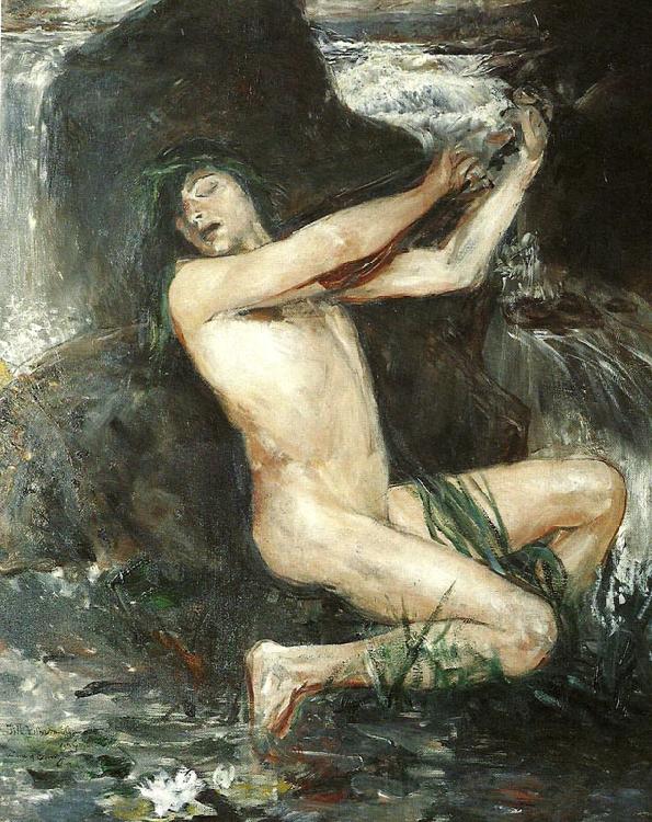 Ernst Josephson nacken France oil painting art